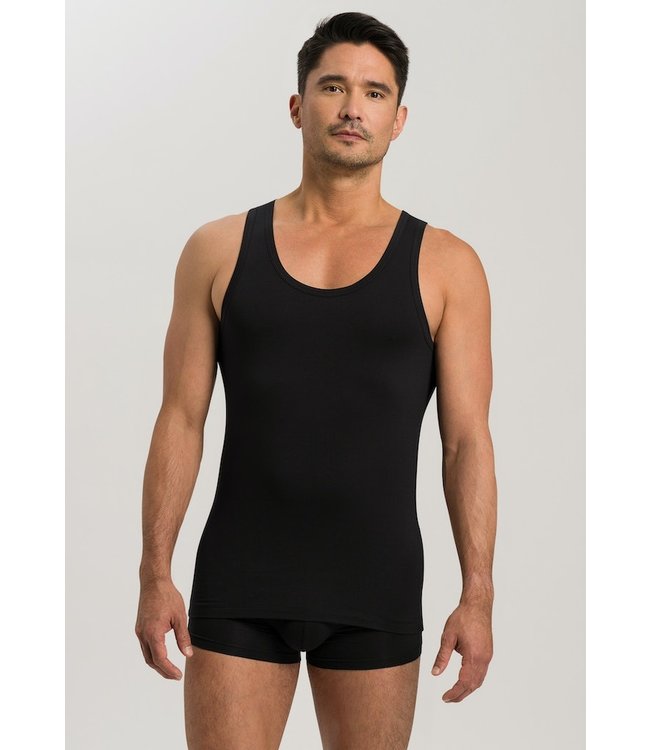Hanro Cotton Superior Tank Top Black