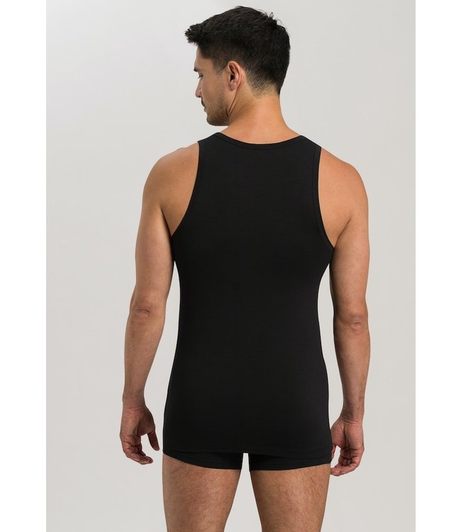 Cotton Superior Tank Top Black (073087)