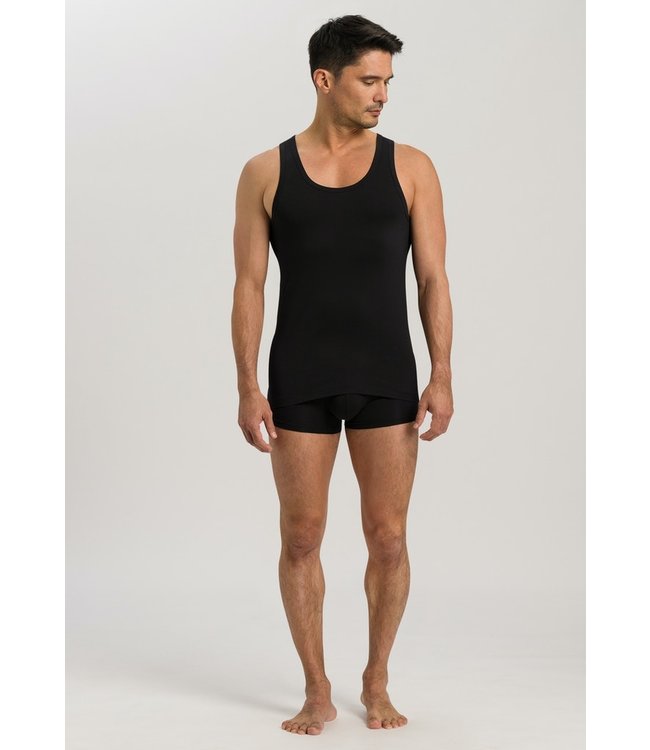 Hanro Cotton Superior Tank Top Black (073087)