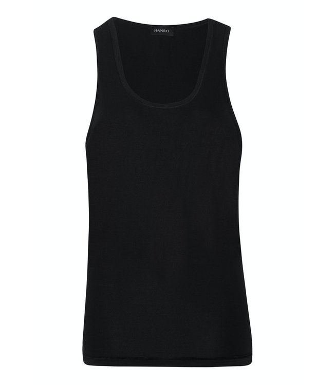 Cotton Superior Tank Top Black (073087)