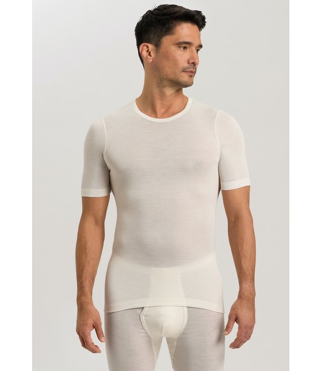 Hanro Woolen Silk Shirt Cygne