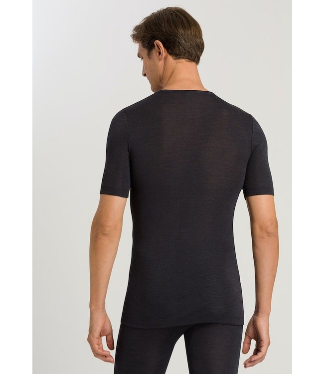 Woolen Silk Shirt Anthracite (073401)