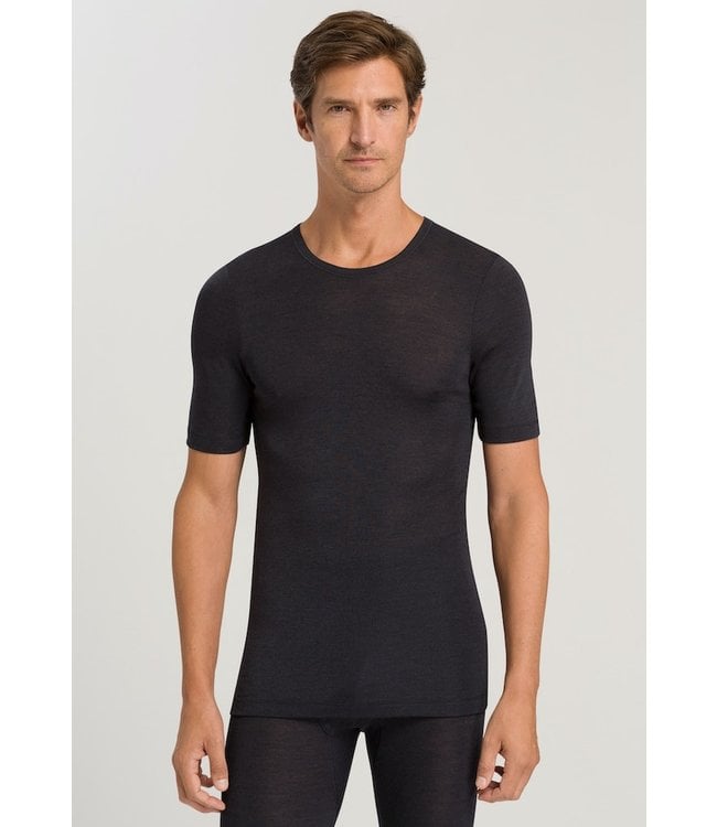 Woolen Silk Shirt Anthracite (073401)