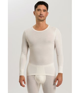 Hanro Woolen Silk Long Sleeve Cygne