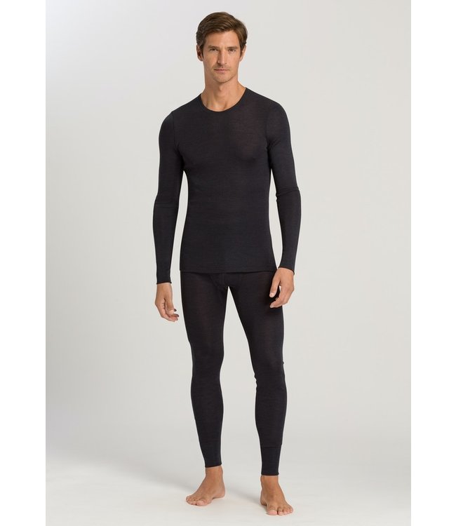 Woolen Silk Long Sleeve Anthracite (073402)