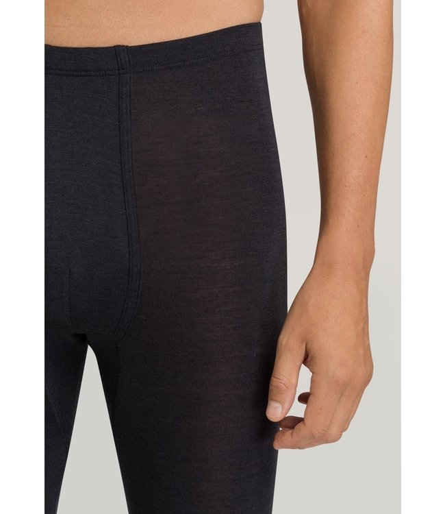 Hanro Woolen Silk Longleg Anthracite (073412)