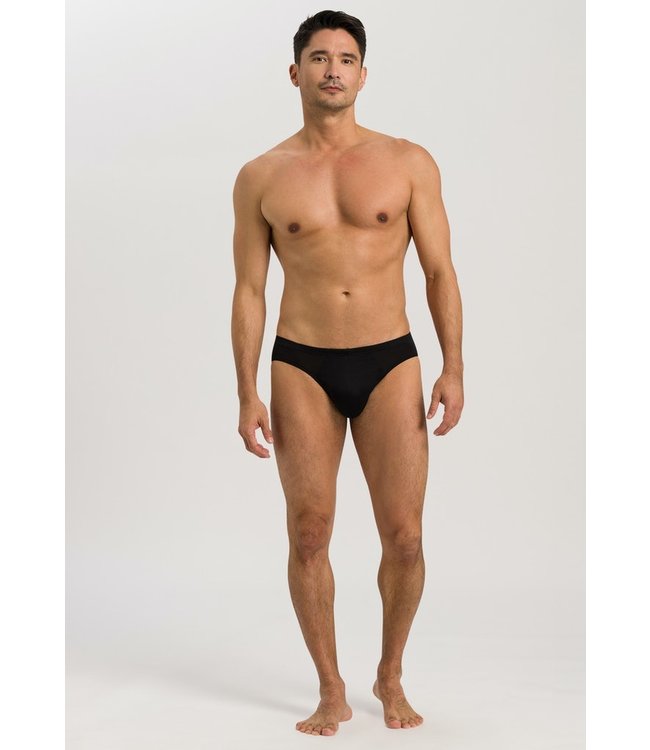 Hanro Cotton Sporty Brief Black (073501)