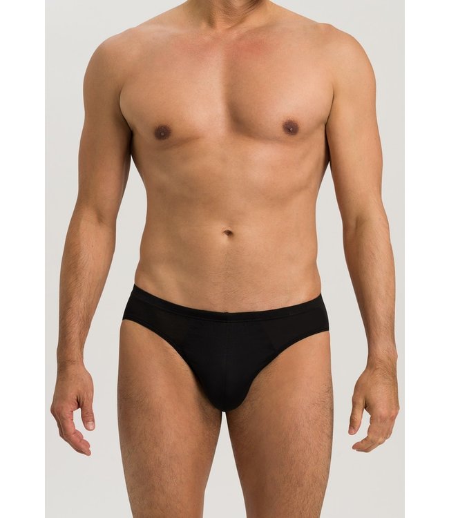 Hanro Cotton Sporty Brief Black (073501)