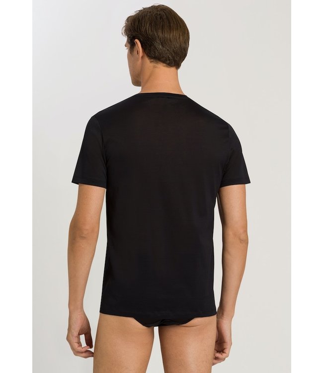 Hanro Cotton Sporty T-Shirt Black (073511)