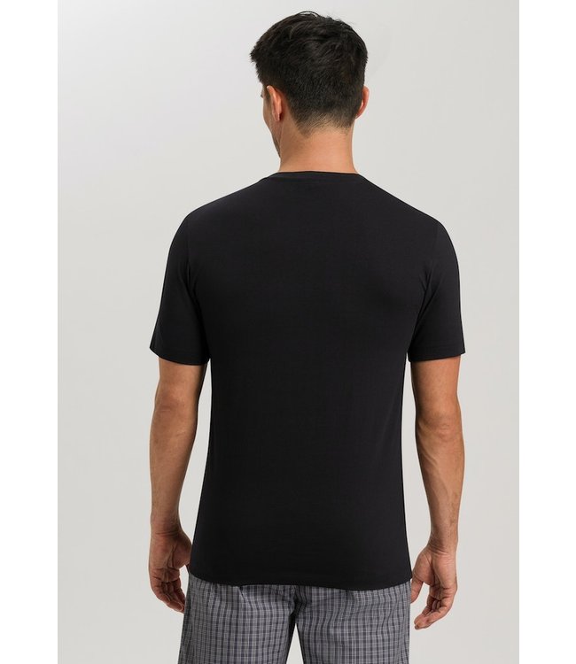 Hanro Living Shirt Crew Neck Black (075050)