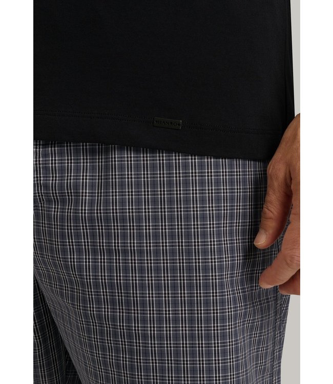 Hanro Living Shirt Crew Neck Black (075050)