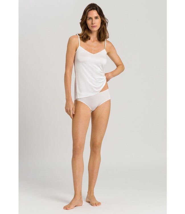 Satin Deluxe Spaghetti Top Off White (071063)