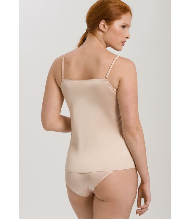 Satin Deluxe Spaghetti Top Natural (071063)