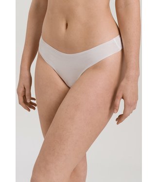 Invisible Cotton Thong White