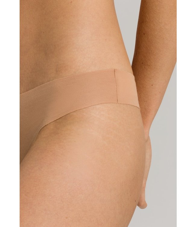Invisible Cotton Thong Beige (071225)