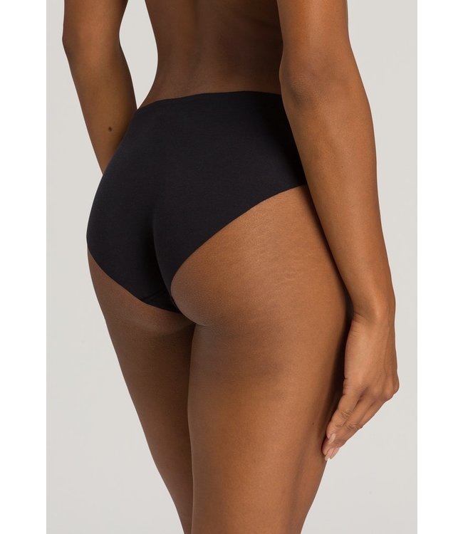 Invisible Cotton Midi Brief Black (071227)