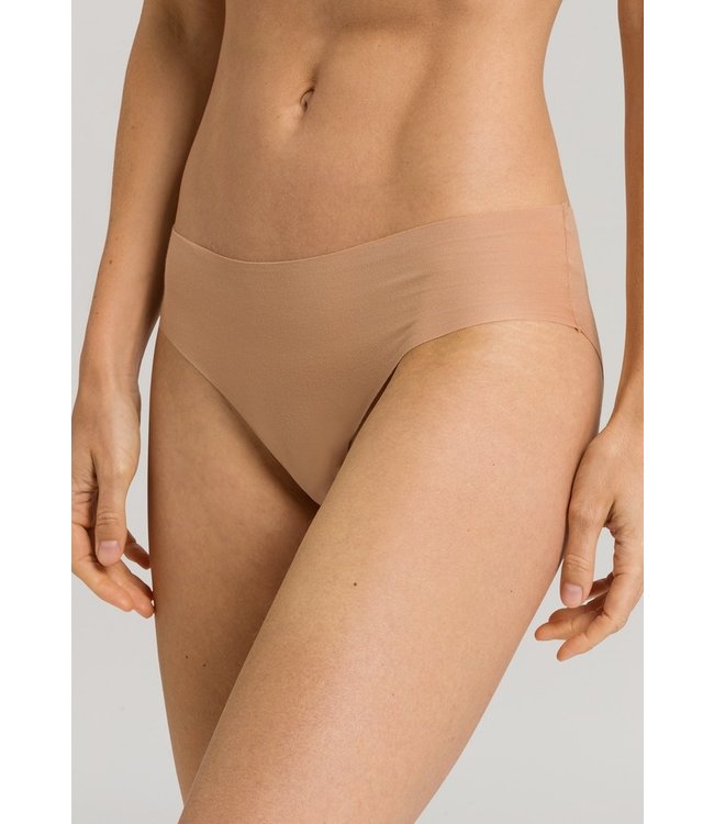 Invisible Cotton Midi Brief Beige (071227)