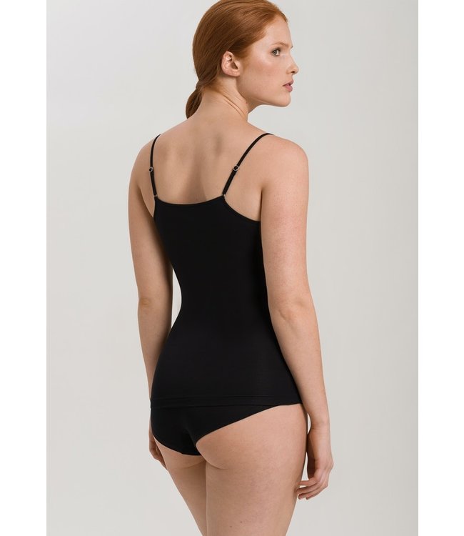 Soft Touch Spaghetti Top Black (071256)