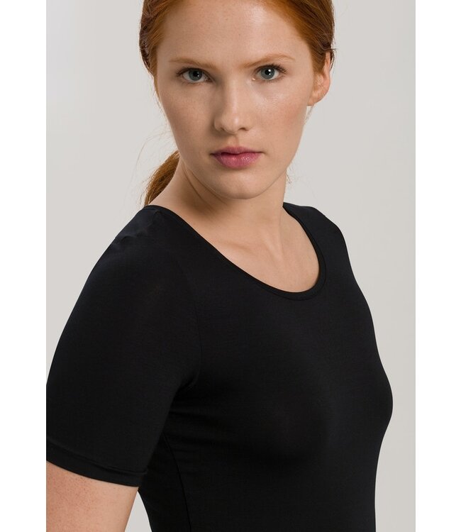 Hanro Soft Touch Shirt Black (071258)