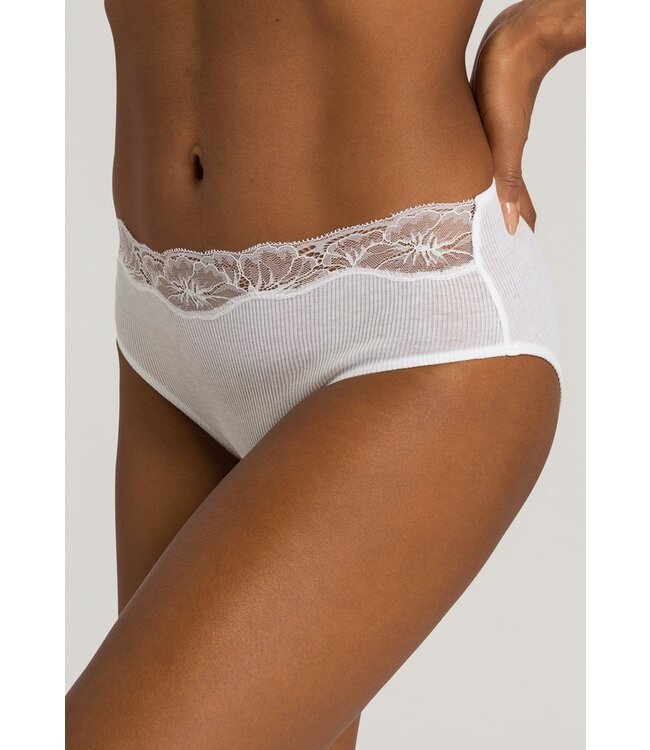 Lace Delight Midi Brief White (071378)