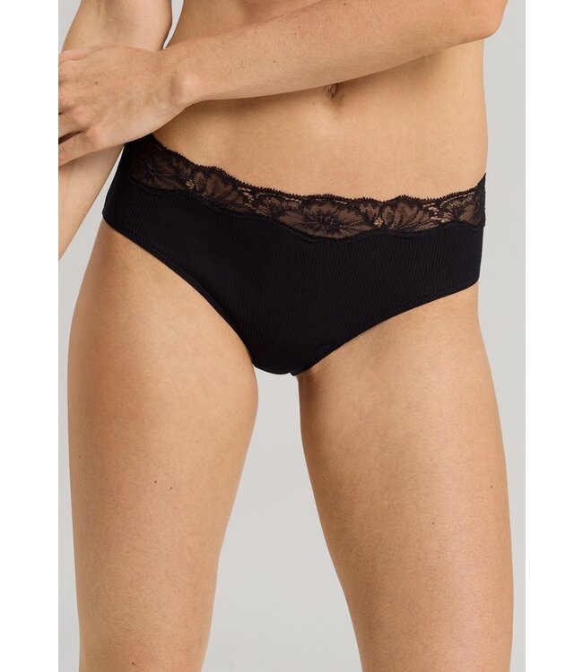 Lace Delight Midi Brief Black (071378)
