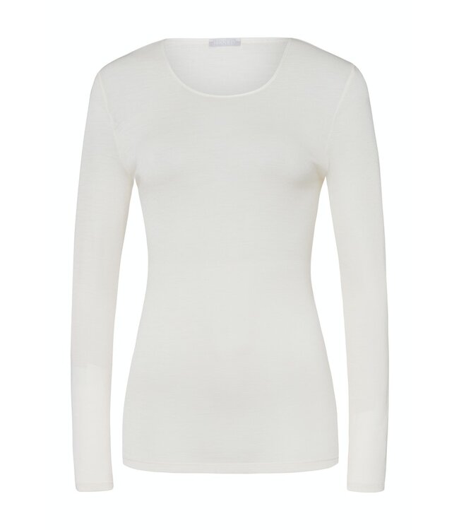 Hanro Woolen Silk Long Sleeve Cygne (071409)