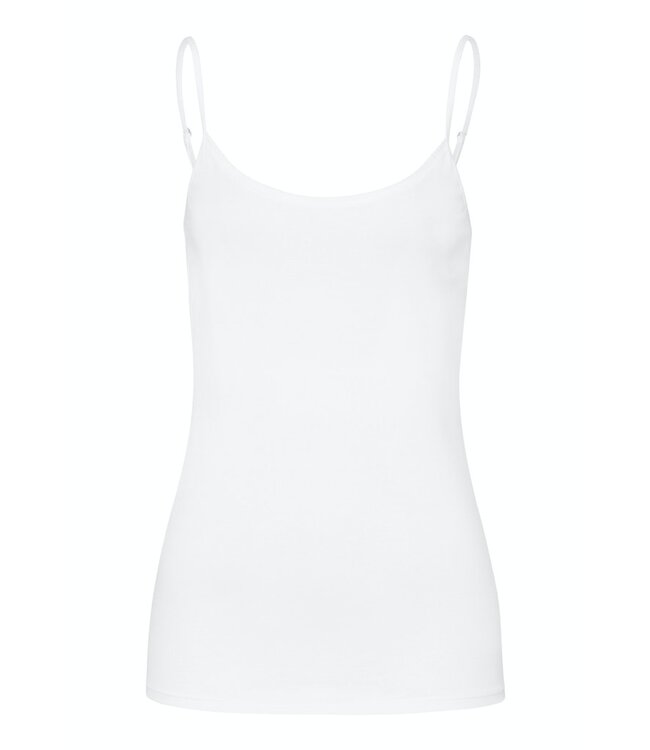 Cotton Sensation Spaghetti Top White (071412)