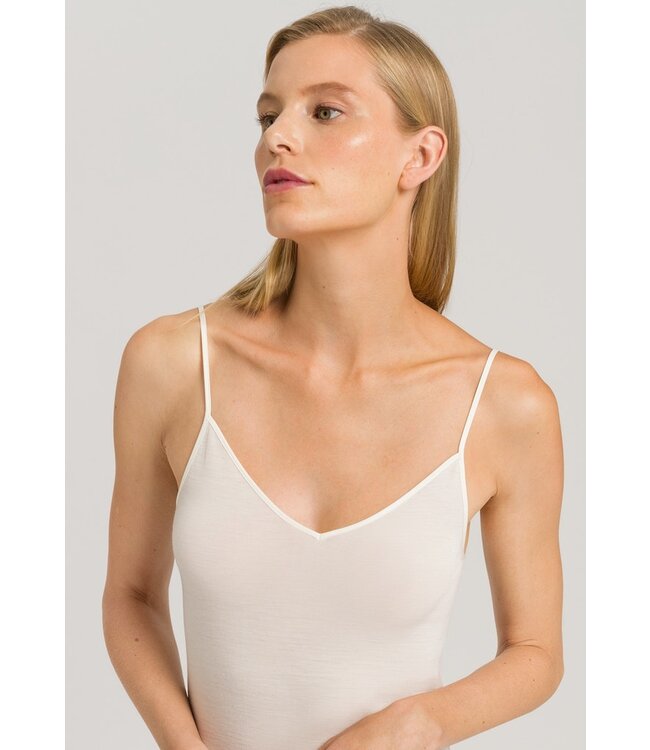 Woolen Silk Spaghetti Top Cygne (071415)