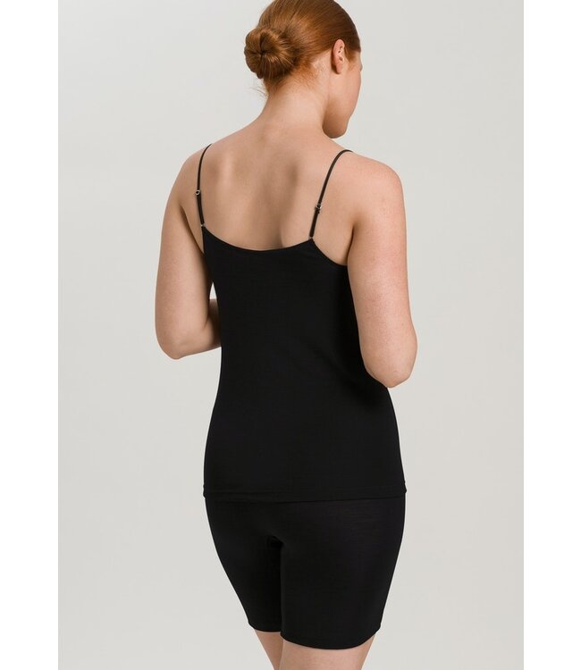 Woolen Silk Spaghetti Top Black (071415)