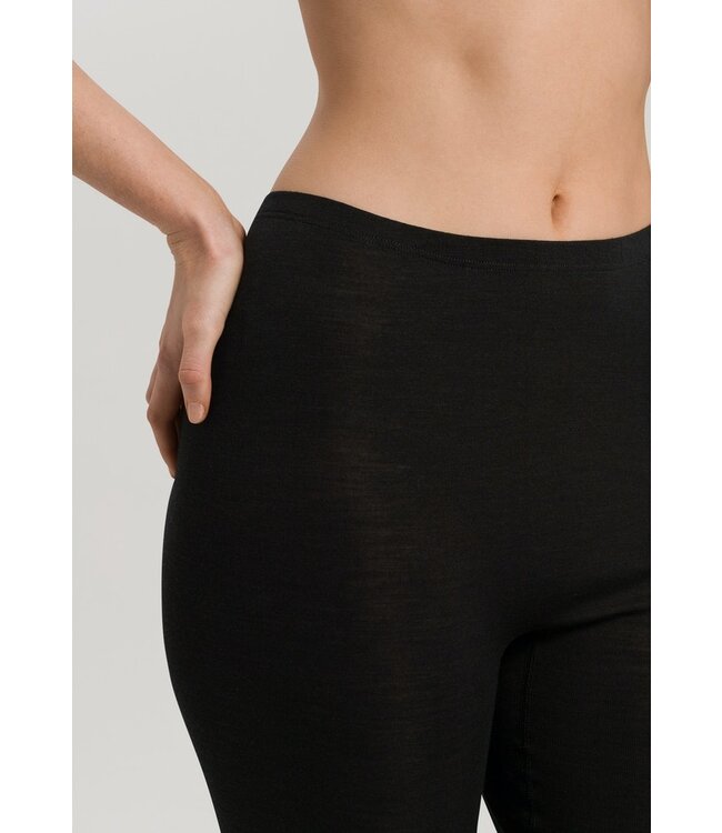 Woolen Silk Crop Legging Black (071419)