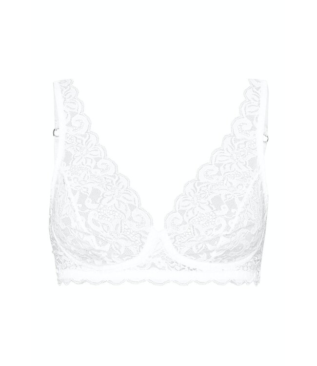 Moments Lace Soft Bra White (071465)