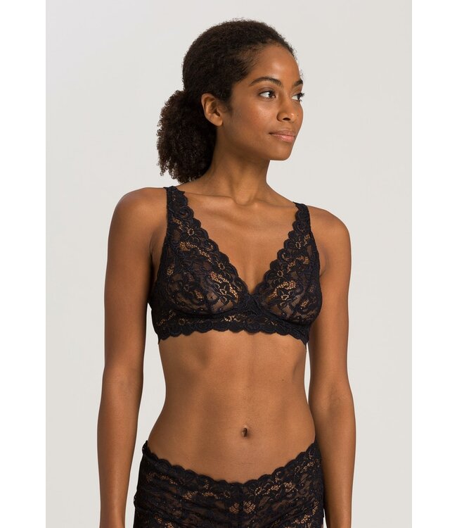 Moments Lace Soft Bra Black (071465)