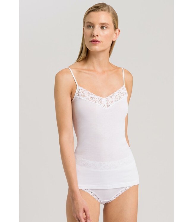 Moments Spaghetti Top V-Neck White (071485)