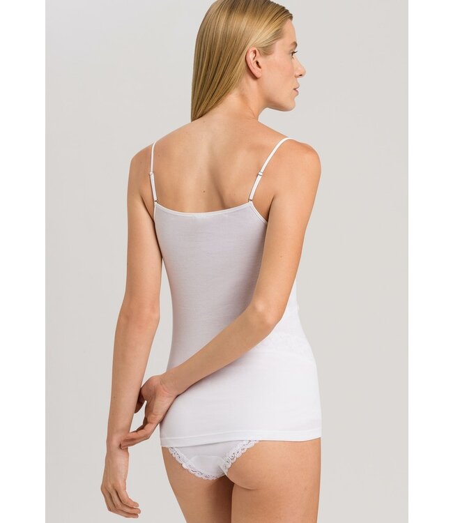 Moments Spaghetti Top V-Neck White (071485)