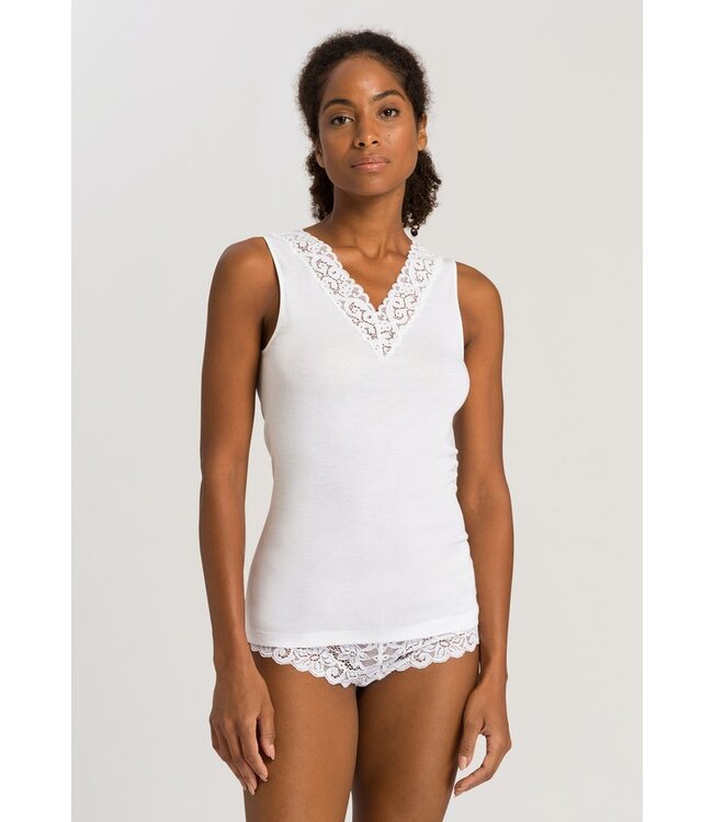 Moments Sleeveless V-Neck Top White (071486)