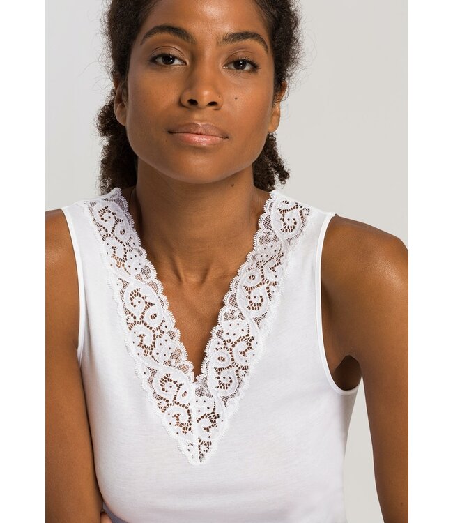 Moments Sleeveless V-Neck Top White (071486)