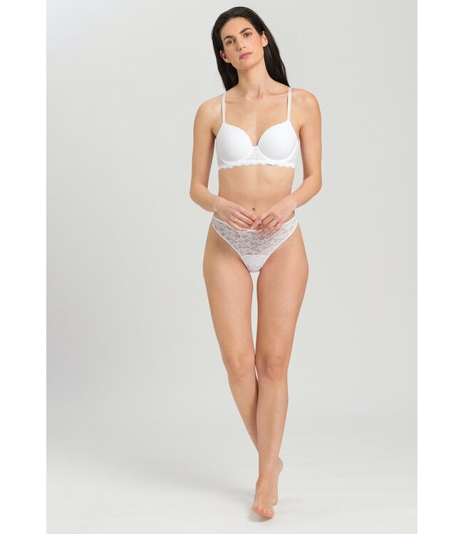 Moments Lace Thong White (071507)