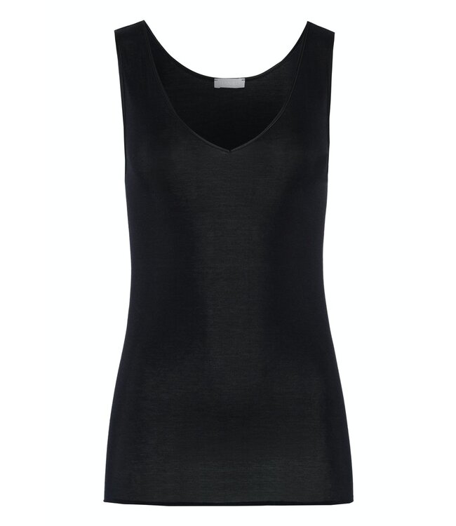 Cotton Seamless Top Black (071602)