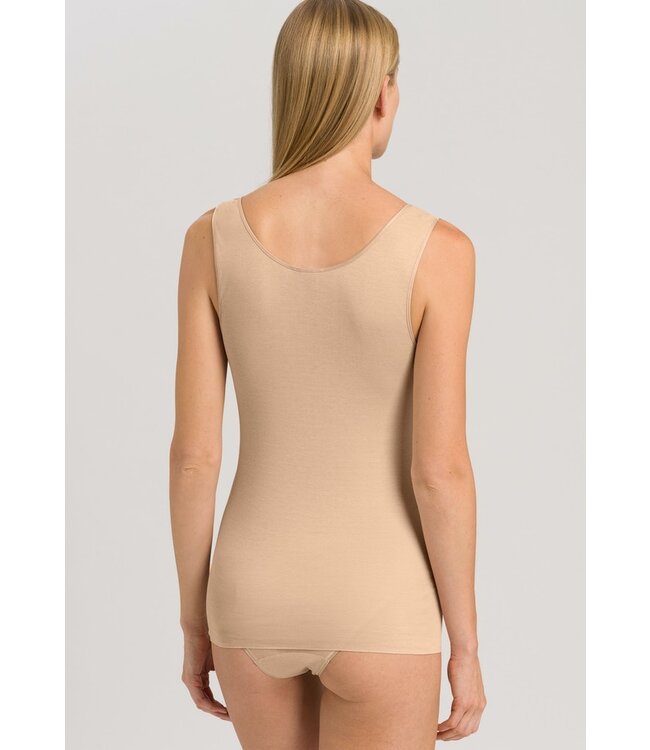 Cotton Seamless Top Beige (071602)