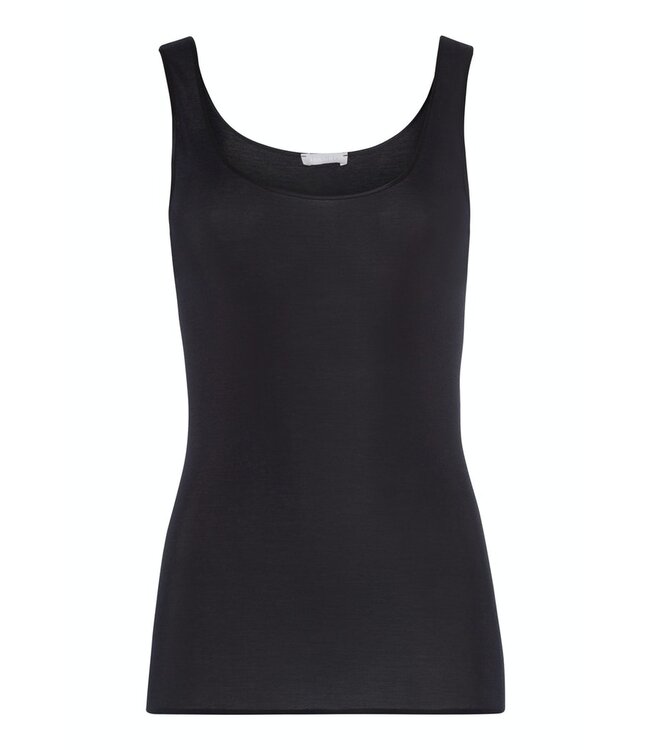 Cotton Seamless Tank Top Black (071604)