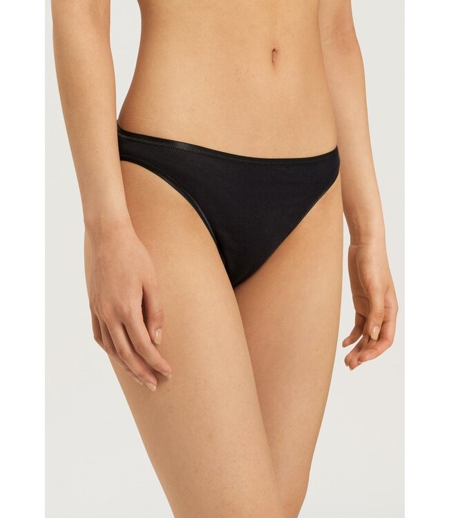 Cotton Seamless Mini Brief Black (071624)