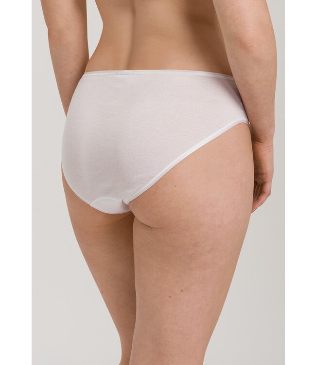 Hanro Cotton Seamless Midi Brief White (071626)