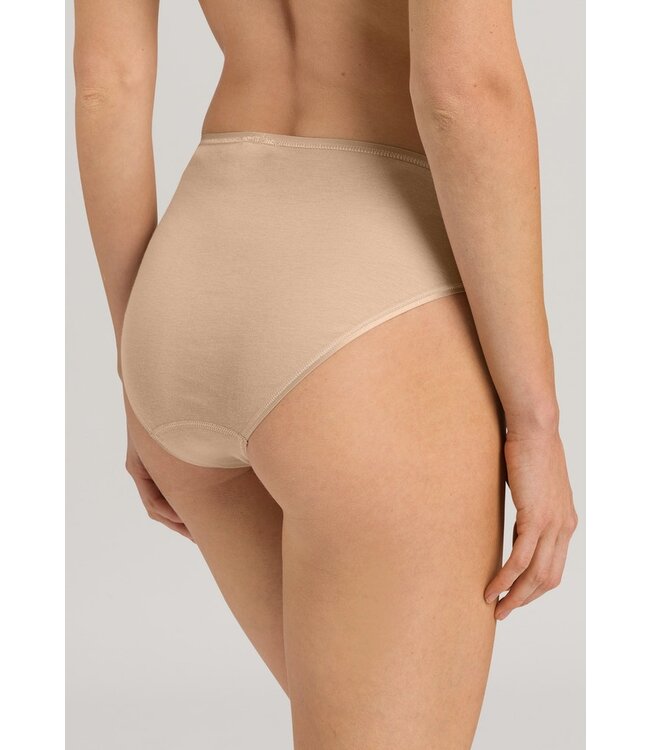 Cotton Seamless Midi Brief Beige (071626)