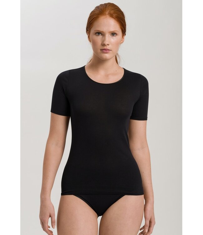Cotton Seamless Shirt Black (071630)