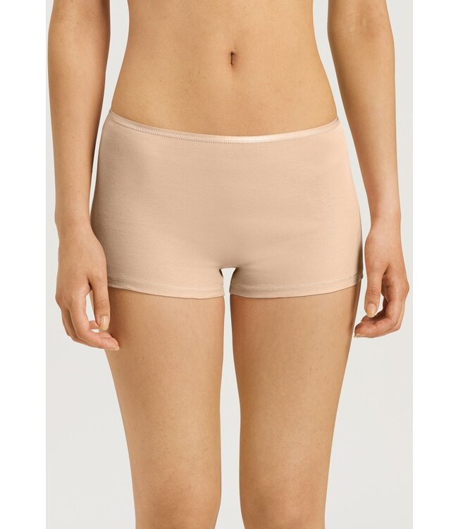 Cotton Seamless Shortleg Beige