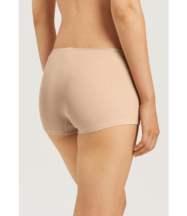 Cotton Seamless Shortleg Beige (071631)