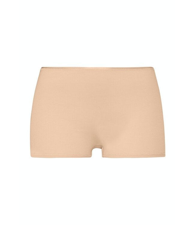Cotton Seamless Shortleg Beige (071631)