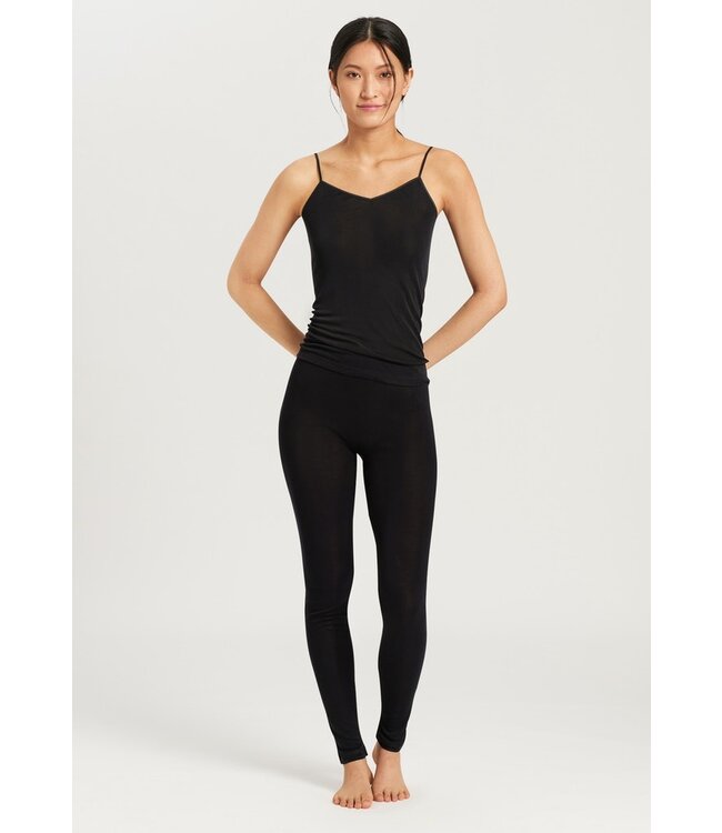 Pure Silk Spaghetti Top Black (071716)