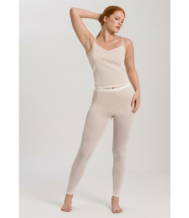 Pure Silk Spaghetti Top Pale Cream (071716)