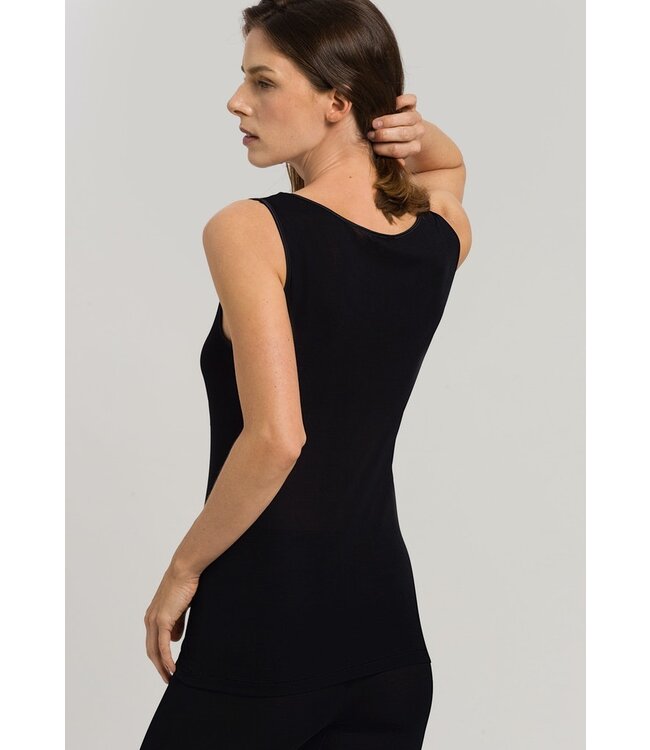 Hanro Pure Silk Tank Top Black (071717)